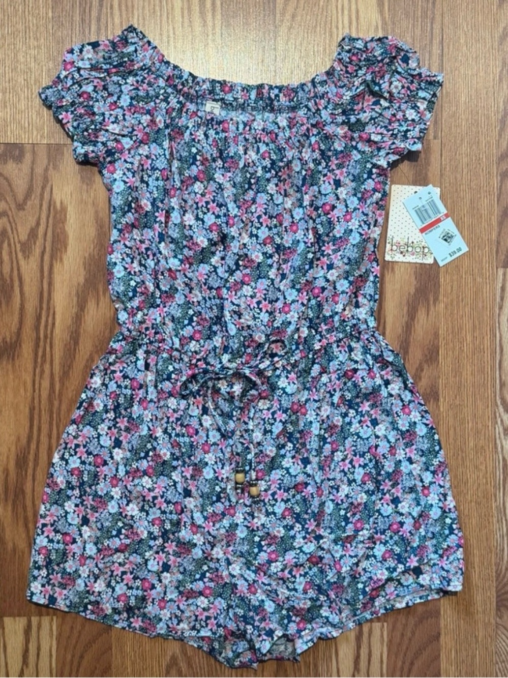 Bebop Floral Off-the-Shoulder Romper